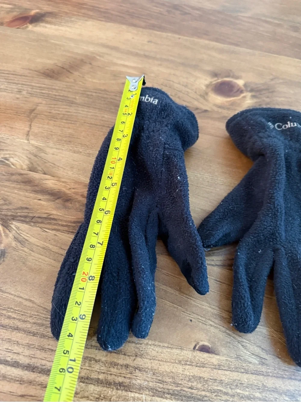 Columbia Black Fleece Winter Gloves size medium